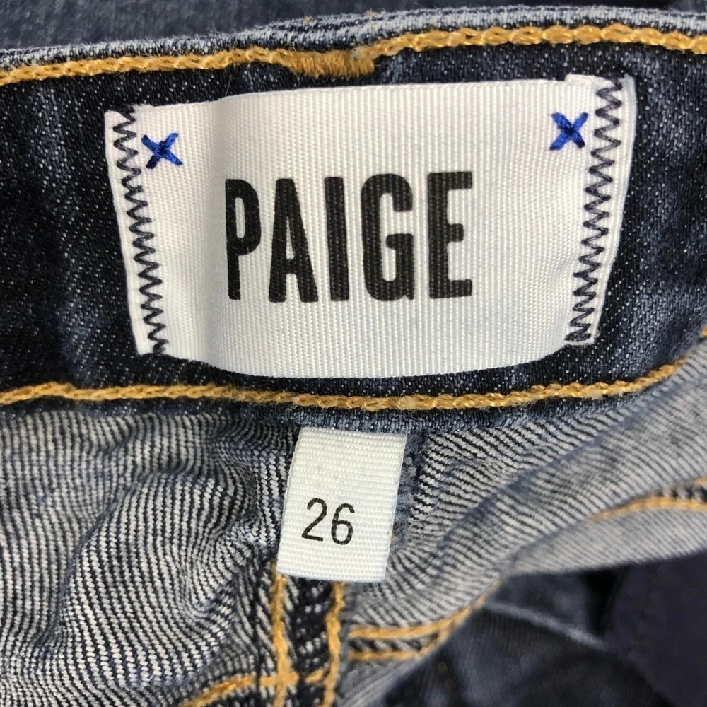 Paige Manhattan Slim Bootcut Jeans Leyland 26